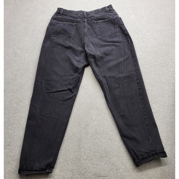 Vintage Wrangler Jeans Women's 15x27 Black Straight High Rise Washed Jeans - Picture 2 of 8